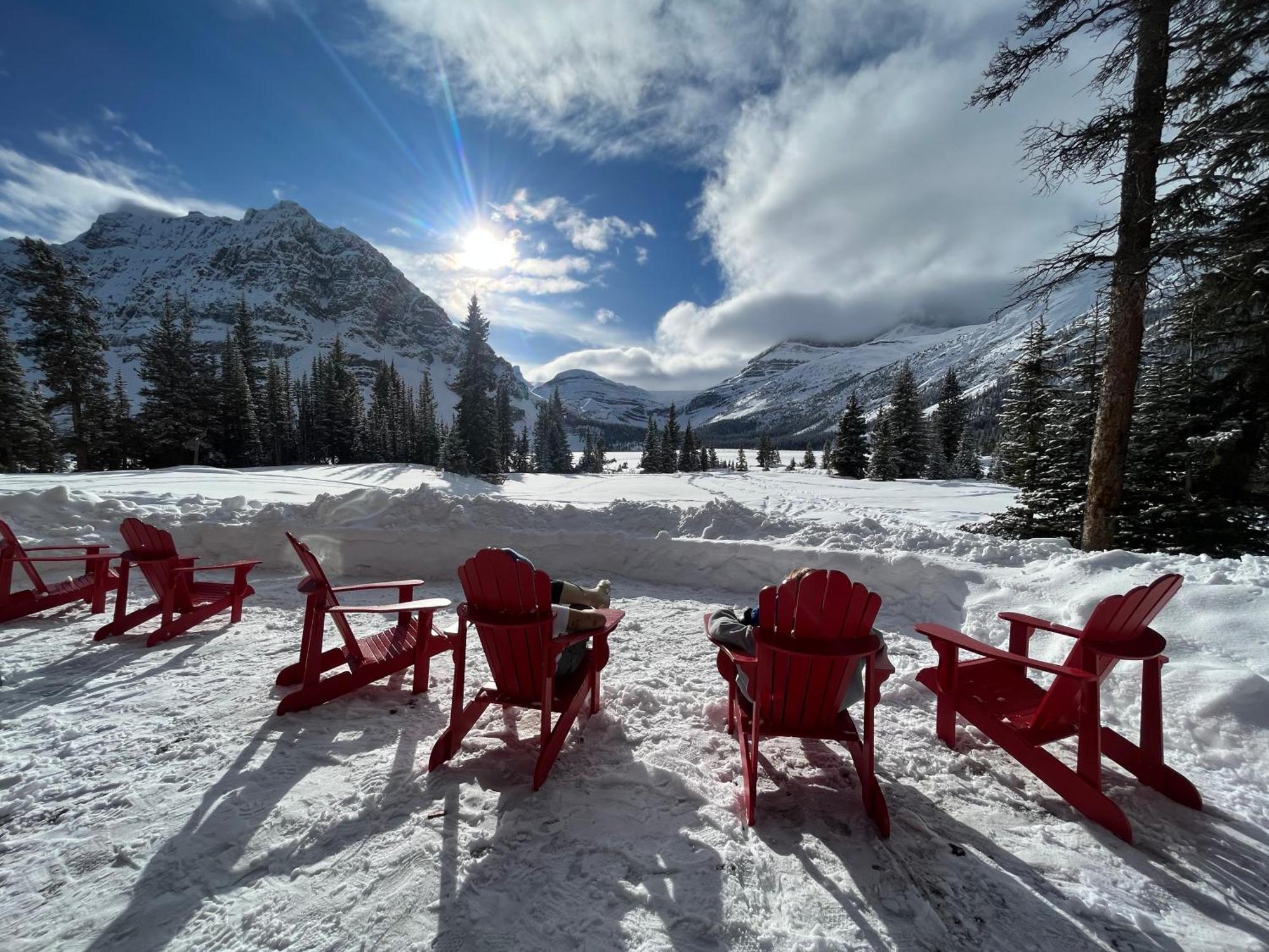 The Lodge At Bow Lake Lake Louise Esterno foto