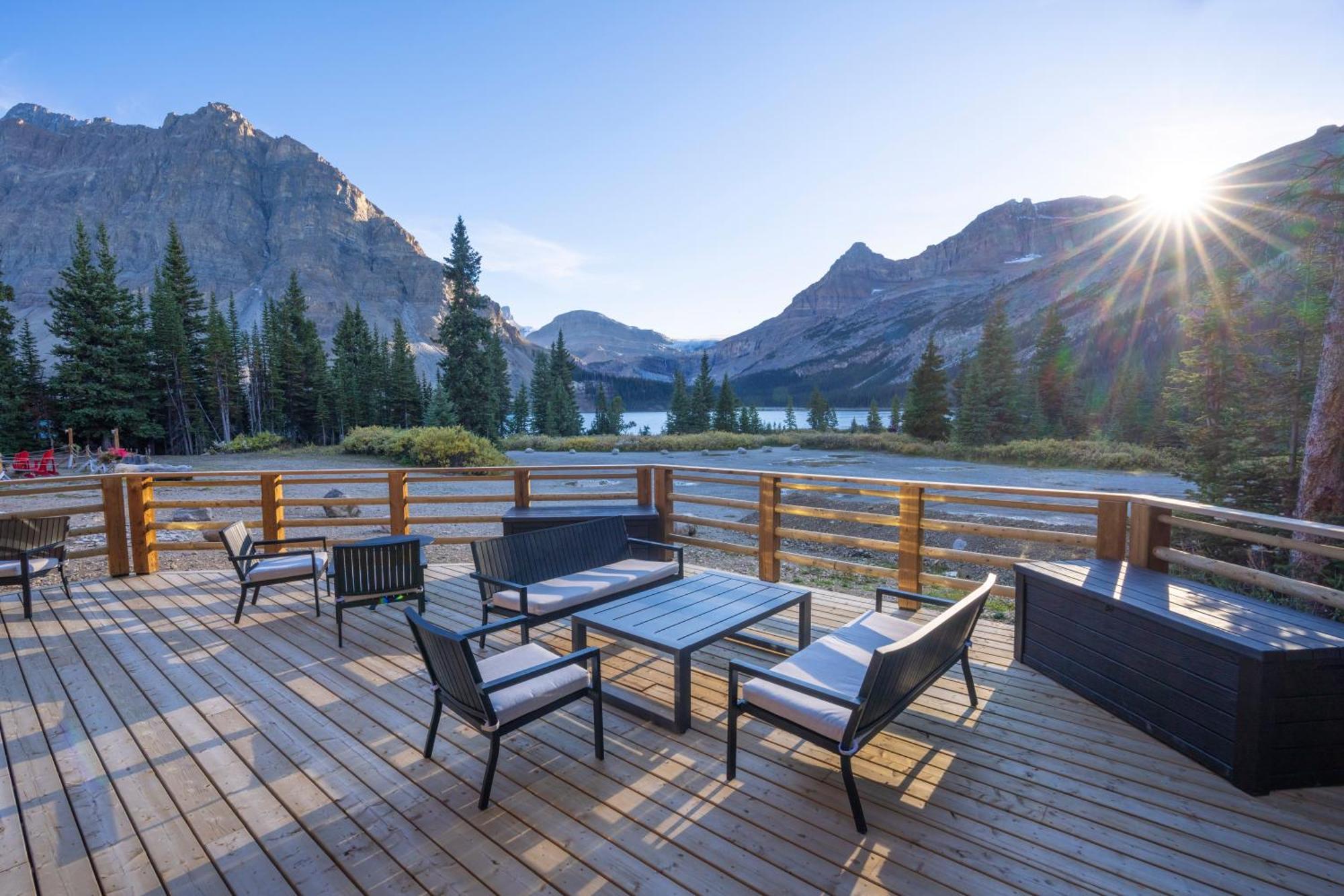 The Lodge At Bow Lake Lake Louise Esterno foto